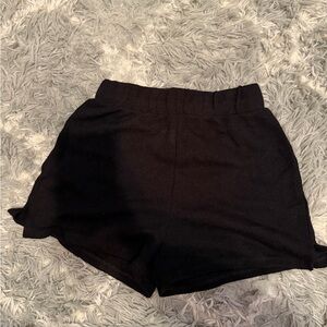 Ribbed knit cover up shorts